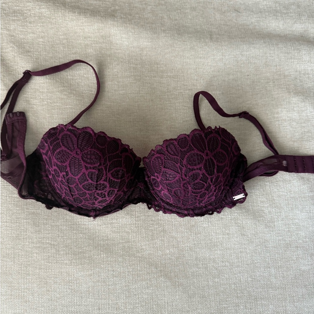 Victoria's Secret Lace Bra - Deep Purple